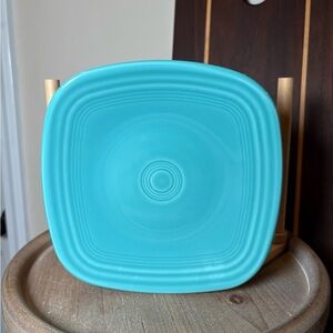 Fiestaware 7.5” Turquoise Square Dinner Plate